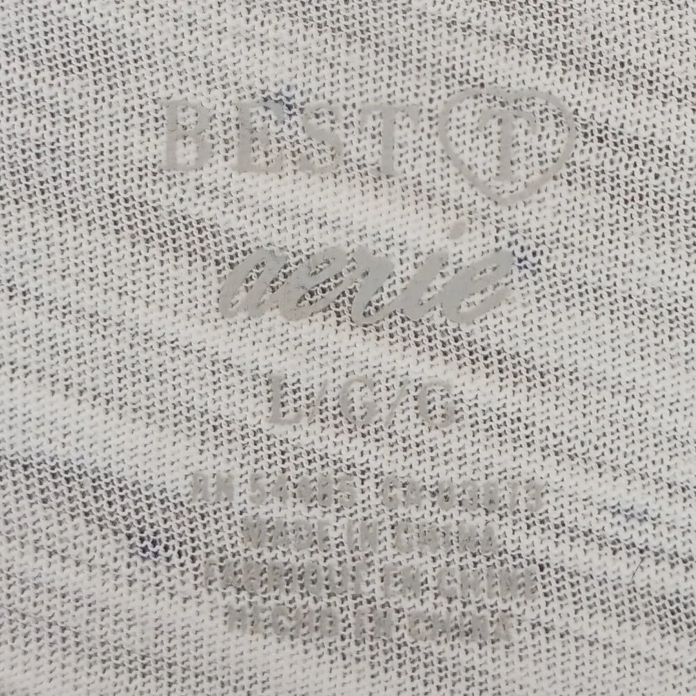 #2 3/$18 - Aerie White/Blue Long Sleeve Top Size Large - Picture 6 of 7